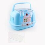 TaraPet Pet Travel Carrier Ventilation Hard Sided Cat Carrier Airplane Air Box for Cats and Kitten (Blue)