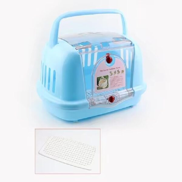 TaraPet Pet Travel Carrier Ventilation Hard Sided Cat Carrier Airplane Air Box for Cats and Kitten (Blue)