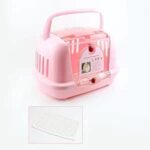 TaraPet Pet Travel Carrier Ventilation Hard Sided Cat Carrier Airplane Air Box for Cats and Kitten (Pink)