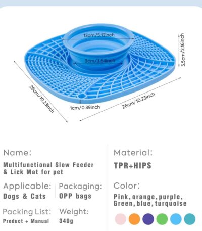 Licking Mat for Dogs and Cats