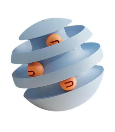 TaraPet Interactive Cat Tumbler Toy - Durable Plastic