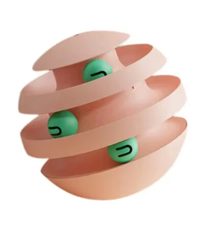 TaraPet Interactive Cat Tumbler Toy - Durable Plastic