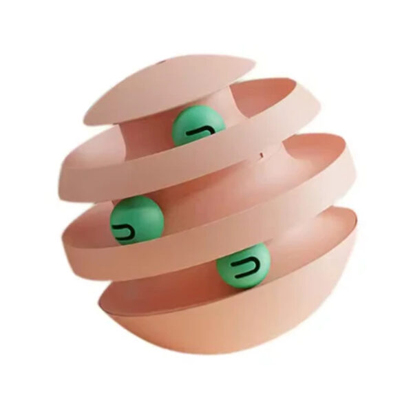 TaraPet Interactive Cat Tumbler Toy - Durable Plastic