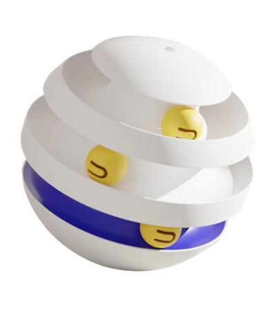TaraPet Interactive Cat Tumbler Toy - Durable Plastic