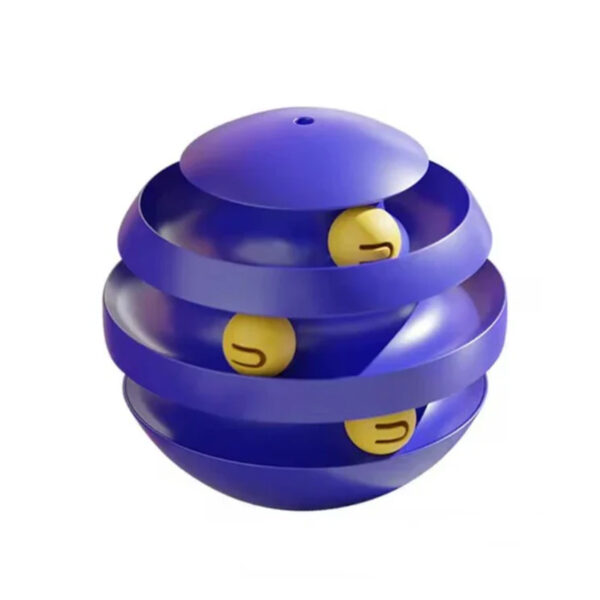 TaraPet Interactive Cat Tumbler Toy - Durable Plastic