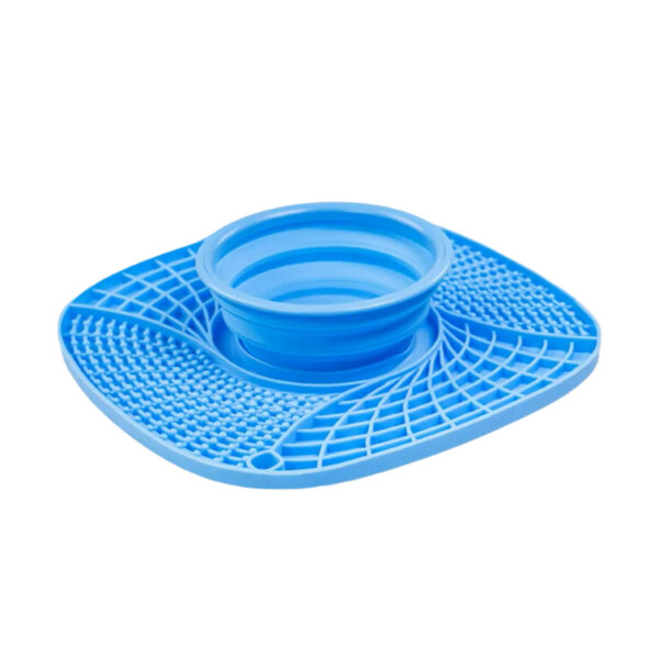 TaraPet Silicone Snuffle Mat with Water Bowl
