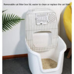 Cat Litter Tray fully enclosed cat litter box Large