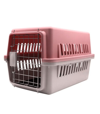 TaraPet Small Pet Travel Crate with Easy-Open Latch Airline Approved