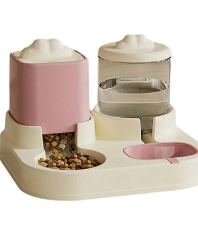 TaraPet Cat Feeder and Water Dispenser
