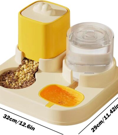 2 in 1 Automatic Pet Waterer and Food Bowl