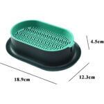 Cat Grass Planter for Indoor or Outdoor Cats Easy to Grow (Yellow-Gray)