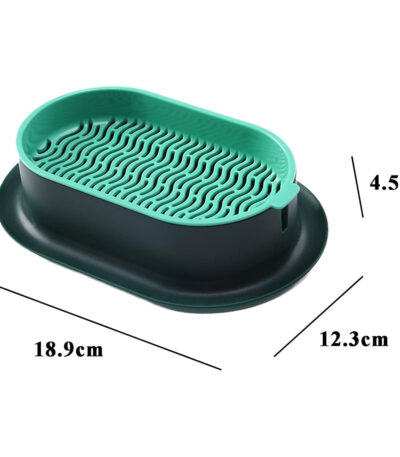 Cat Grass Planter for Indoor or Outdoor Cats Easy to Grow (Yellow-Gray)