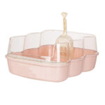 TaraPet Semi-enclosed indoor cat litter box