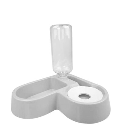 TaraPet 2-in-1 Corner Shaped Automatic Pet Feeder & Water Dispenser - Convenient Food and Hydration Station for Cats