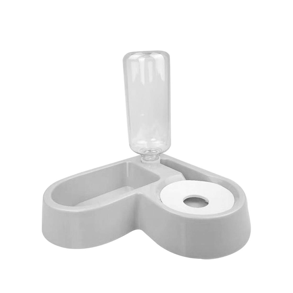 TaraPet 2-in-1 Corner Shaped Automatic Pet Feeder & Water Dispenser - Convenient Food and Hydration Station for Cats TaraPet 2-in-1 Corner Shaped Automatic Pet Feeder & Water Dispenser - Convenient Food and Hydration Station for Cats