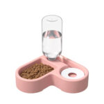 TaraPet 2-in-1 Corner Shaped Automatic Pet Feeder & Water Dispenser - Convenient Food and Hydration Station for Cats