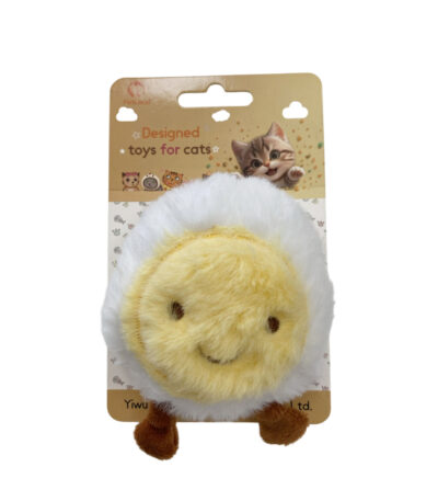 TaraPet Food Shape Catnip Plush Toy for Cats (Egg)