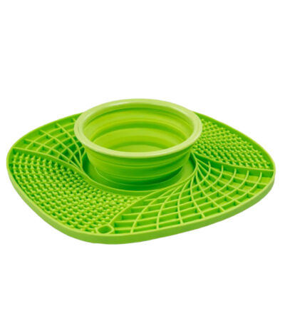 TaraPet Silicone Snuffle Mat with Water Bowl
