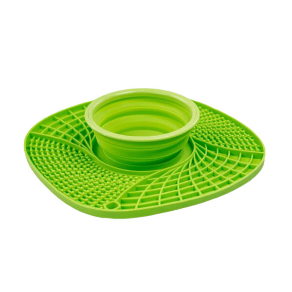 TaraPet Silicone Snuffle Mat with Water Bowl