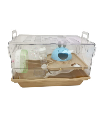 TaraPet Transparent Acrylic Hamster Cage Secure