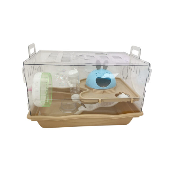 TaraPet Transparent Acrylic Hamster Cage Secure