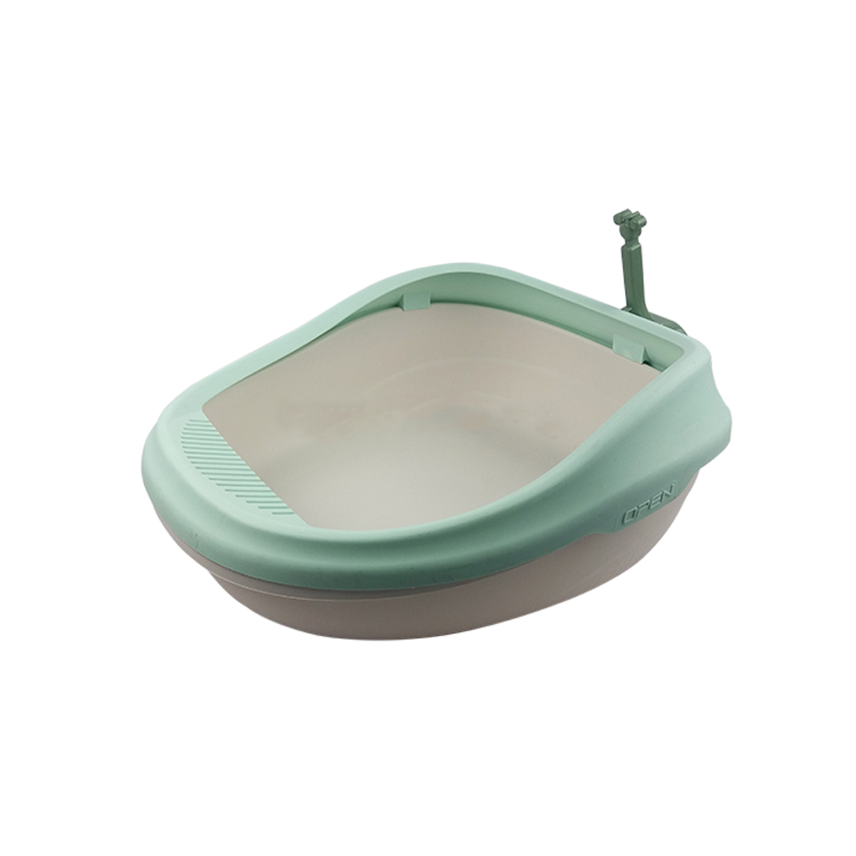 TaraPet Cat Litter Toilet Box Open Top TaraPet Cat Litter Box Pan Rimmed High Sides PP Plastic Kitty Litter Box with Scoop TaraPet Cat Litter Toilet Box Open Top TaraPet Cat Litter Box Pan Rimmed High Sides PP Plastic Kitty Litter Box with Scoop