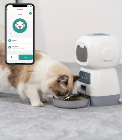 3.5L Timed Dog Feeder 4 Meals Daily with Portion Control