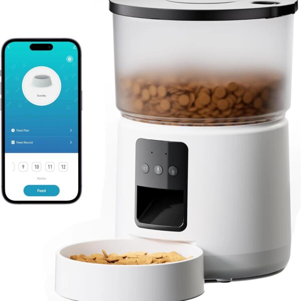 TaraPet 3L Automatic Cat Food Dispenser with Programmable Timer