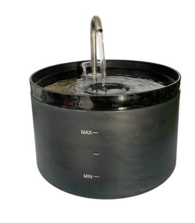 TaraPet SleekJet Pet Water Fountain Modern Black Edition 2L
