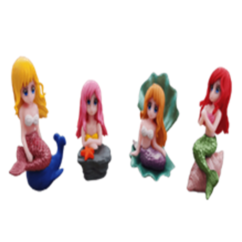 Tankii Aquarium Decor Ornament 4 in 1 Mermaid Tankii Aquarium Decor Ornament 4 in 1 Mermaid
