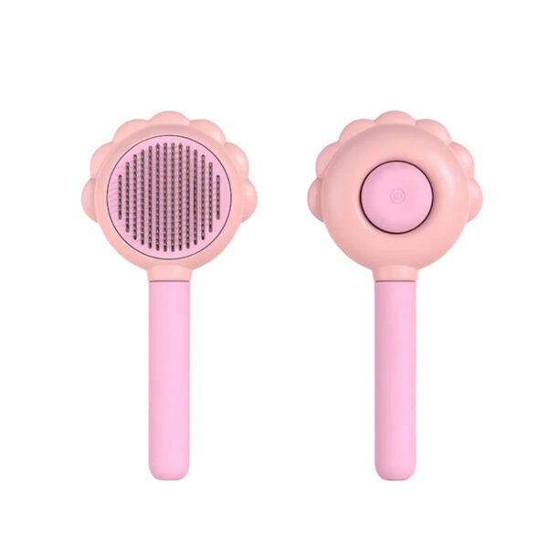 TaraPet Flower Shape Pet Massage Spray Brush
