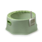 TaraPet Large Round Cat Litter Box with High Rim