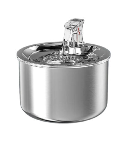 TaraPet Stainless Steel Smart Pet Water Fountain features a 2L capacity