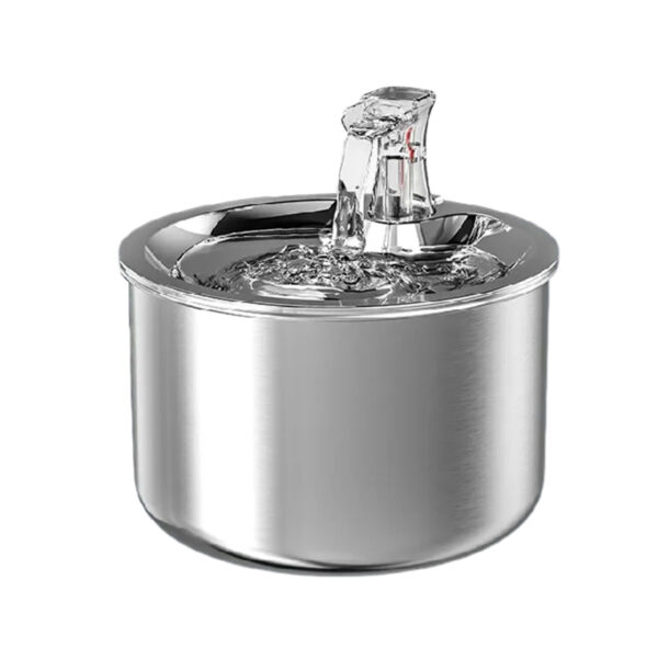 TaraPet Stainless Steel Smart Pet Water Fountain features a 2L capacity