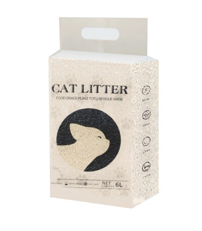 TaraPet Tofu Cat litter 6L Food Grade Plant Tofu Residue Made Kitty Litter Toilet