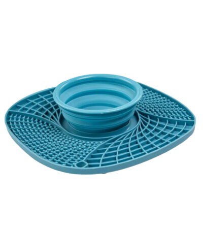 TaraPet Silicone Snuffle Mat with Water Bowl