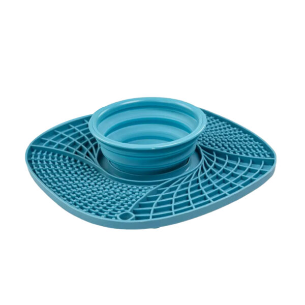 TaraPet Silicone Snuffle Mat with Water Bowl