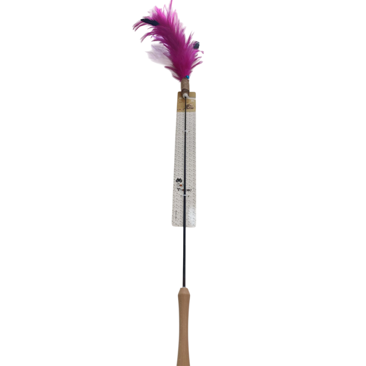 TaraPet Feather Bell Extension Rod Pole Cat Teaser Interactive Cat Toy (Purple) TaraPet Feather Bell Extension Rod Pole Cat Teaser Interactive Cat Toy (Purple)