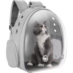 TaraPet Transparent Portable Pet Backpack Travel Carrier