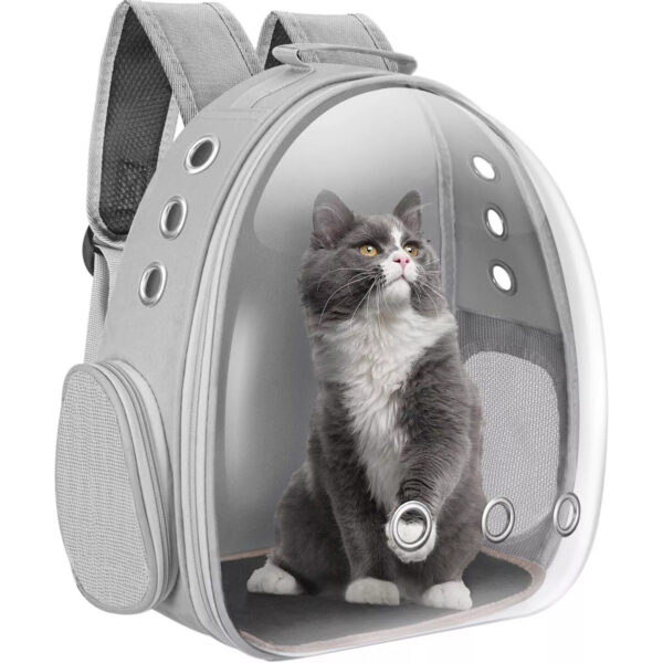 TaraPet Transparent Portable Pet Backpack Travel Carrier