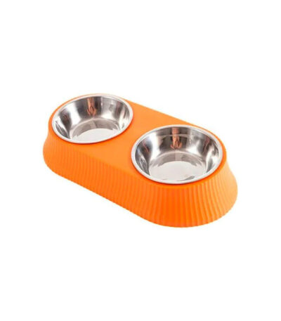 TaraPet Double Bowl Detachable Stainless Steel Bowl