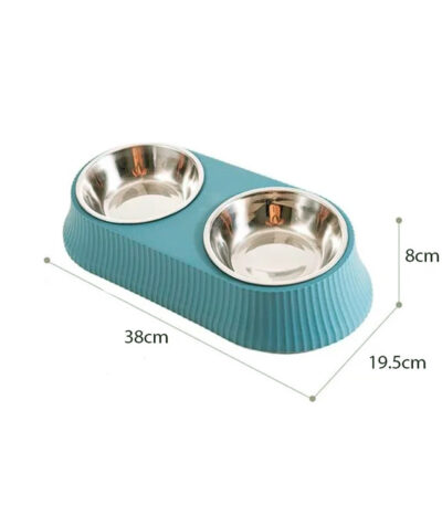 Pet Feeder for Cats and Small Dogs (Green)