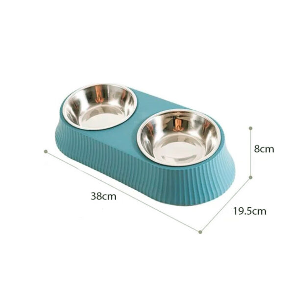 Pet Feeder for Cats and Small Dogs (Green)