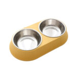 TaraPet Double Bowl Detachable Stainless Steel Bowl