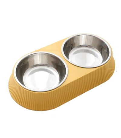 TaraPet Double Bowl Detachable Stainless Steel Bowl