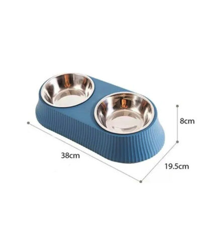 Pet Feeder for Cats and Small Dogs (Blue)