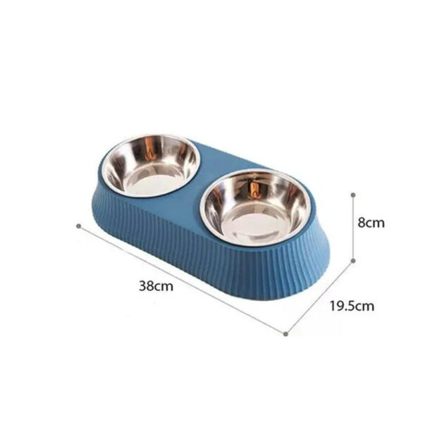Pet Feeder for Cats and Small Dogs (Blue)