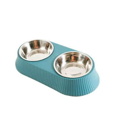 TaraPet Double Bowl Detachable Stainless Steel Bowl