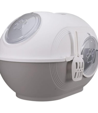 TaraPet Standard Cat Litter Box Double Door Large Space Pet Cat Toilet Deodorization Splash Proof Cat Litter Box Fully Enclosed Cat Potty Litter Box