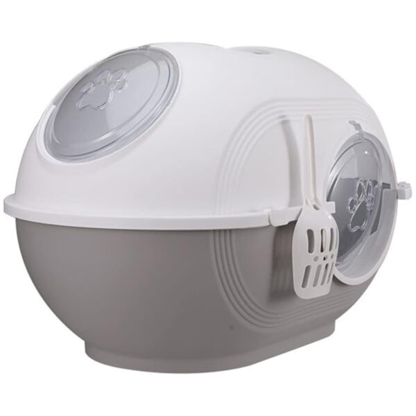 TaraPet Standard Cat Litter Box Double Door Large Space Pet Cat Toilet Deodorization Splash Proof Cat Litter Box Fully Enclosed Cat Potty Litter Box